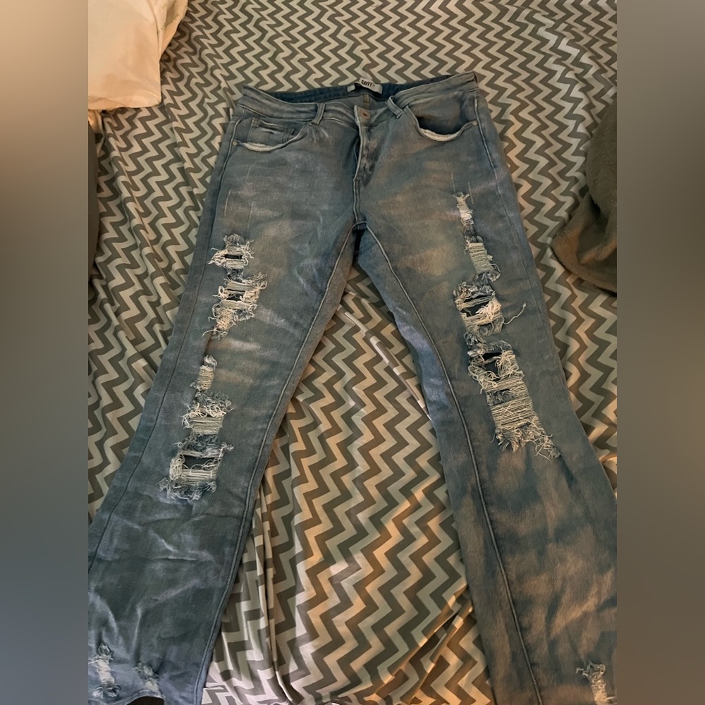 Flare Ripped Jeans - Picture 1 of 1